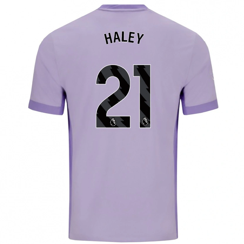 Danxen Kinderen Madison Haley #21 Taro Paars Wit Uitshirt Uittenue 2025/26 T-Shirt