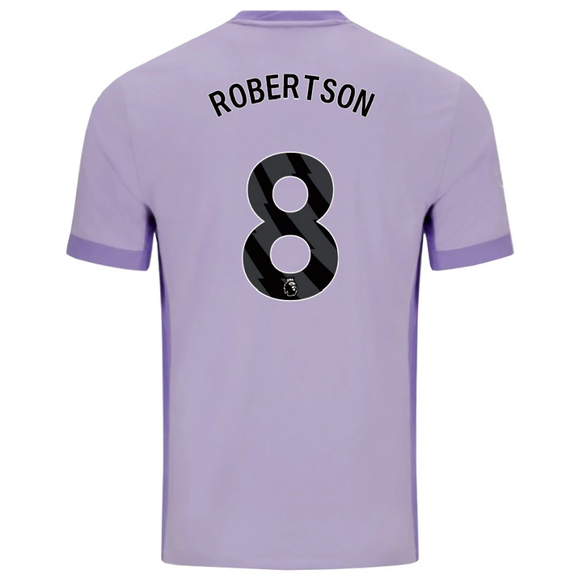Danxen Kinderen Josh Robertson #8 Taro Paars Wit Uitshirt Uittenue 2025/26 T-Shirt