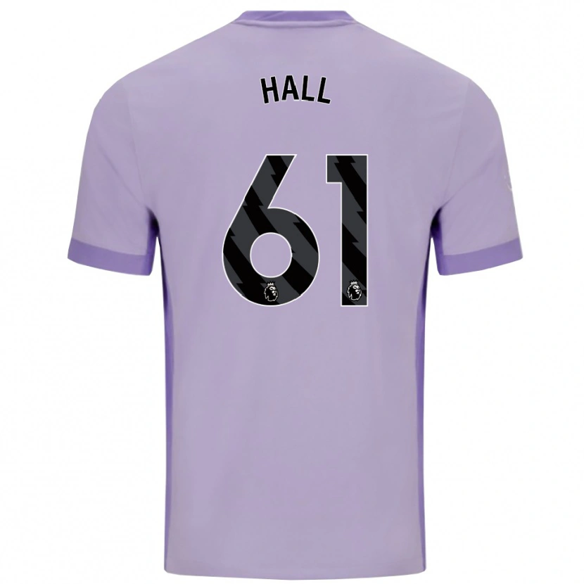 Danxen Kinderen Steven Hall #61 Taro Paars Wit Uitshirt Uittenue 2025/26 T-Shirt