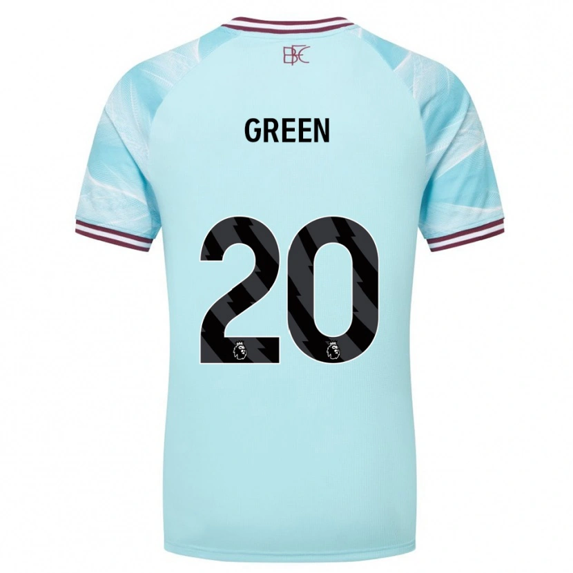 Danxen Kinderen Etienne Green #20 Hemelsblauw Bourgondisch Uitshirt Uittenue 2025/26 T-Shirt