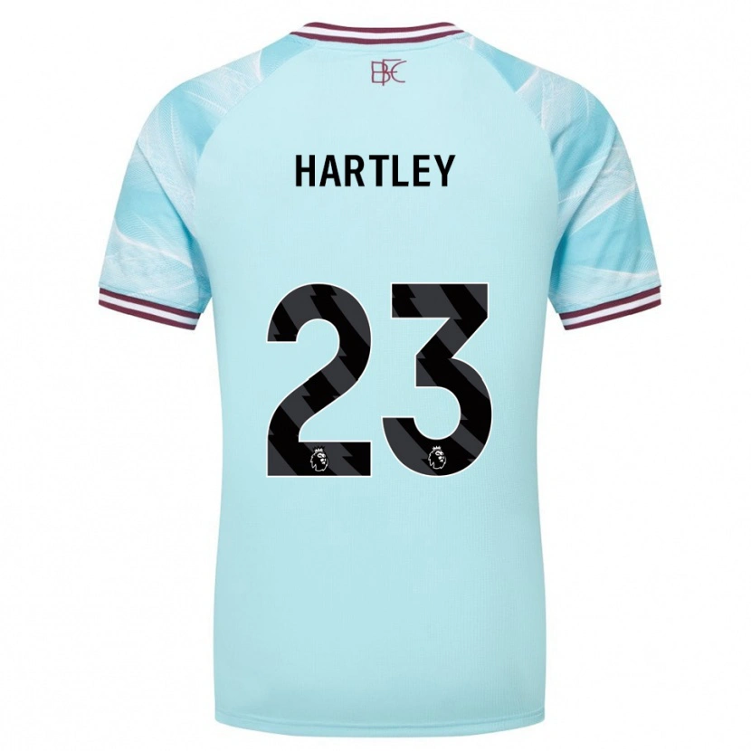 Danxen Kinderen Naomi Hartley #23 Hemelsblauw Bourgondisch Uitshirt Uittenue 2025/26 T-Shirt