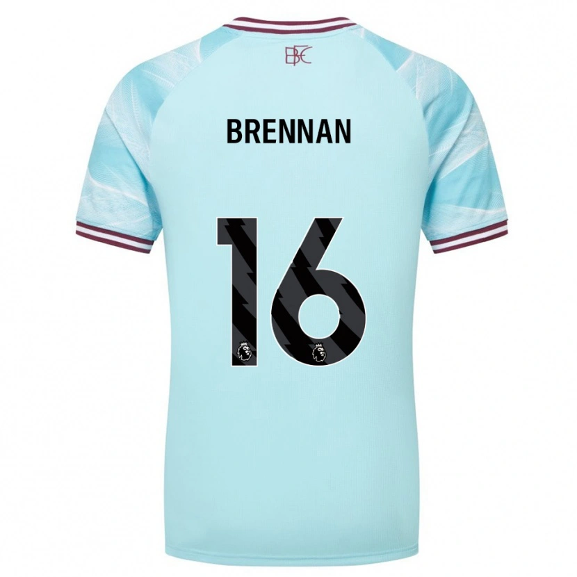 Danxen Kinderen Corey Brennan #16 Hemelsblauw Bourgondisch Uitshirt Uittenue 2025/26 T-Shirt