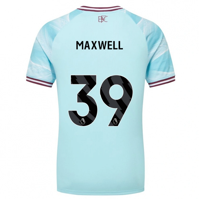 Danxen Kinderen Danielle Maxwell #39 Hemelsblauw Bourgondisch Uitshirt Uittenue 2025/26 T-Shirt