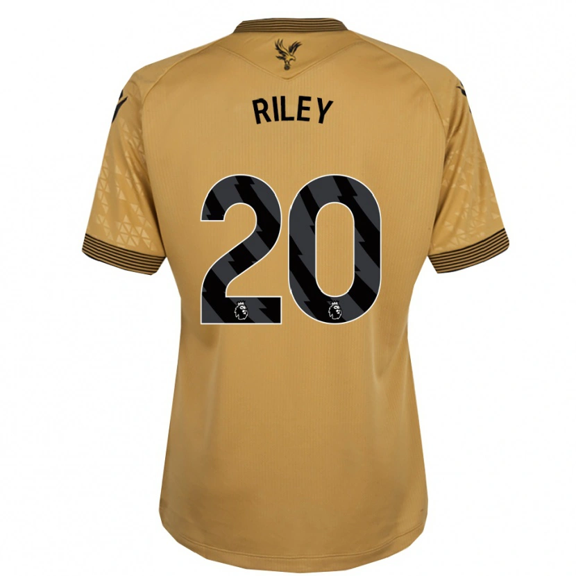 Danxen Kinderen Indiah-Paige Riley #20 Goud Zwart Uitshirt Uittenue 2025/26 T-Shirt