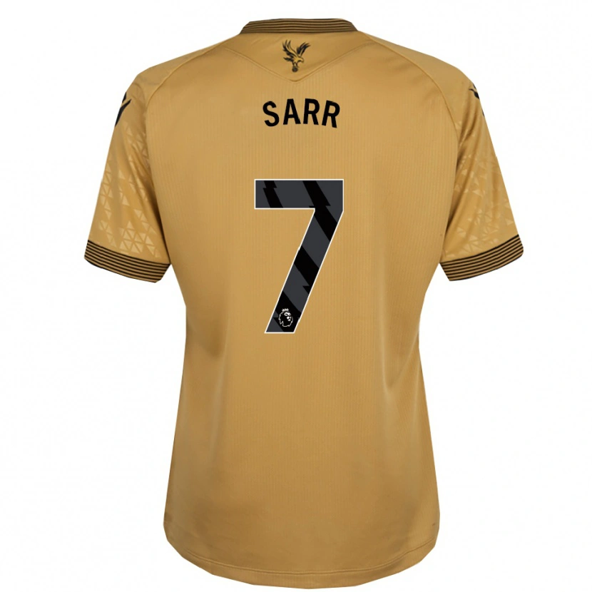 Danxen Kinderen Ismaïla Sarr #7 Goud Zwart Uitshirt Uittenue 2025/26 T-Shirt