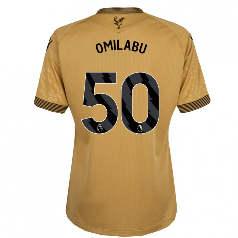 Danxen Kinderen David Omilabu #50 Goud Zwart Uitshirt Uittenue 2025/26 T-Shirt