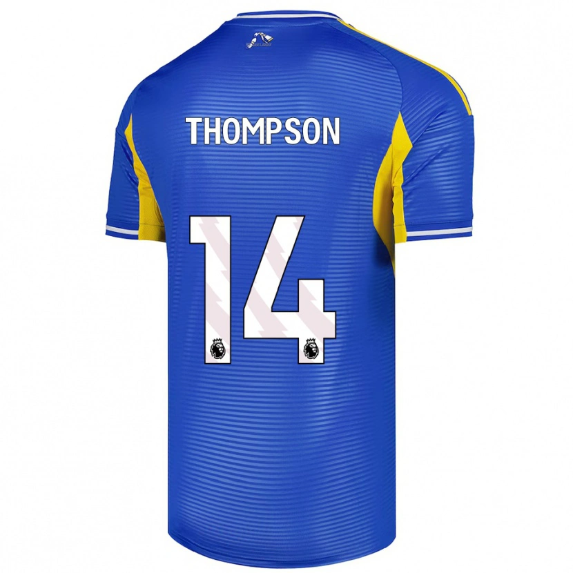 Danxen Kinderen Aiden Thompson #14 Blauw Geel Uitshirt Uittenue 2025/26 T-Shirt