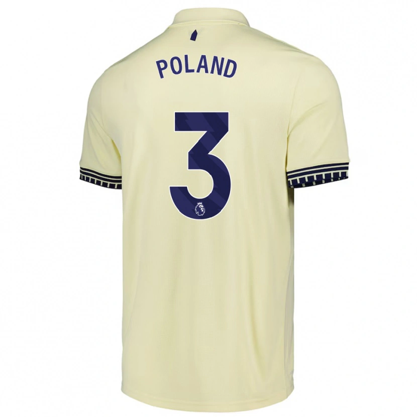 Danxen Kinderen Louis Poland #3 Gebroken Wit Zwart Uitshirt Uittenue 2025/26 T-Shirt