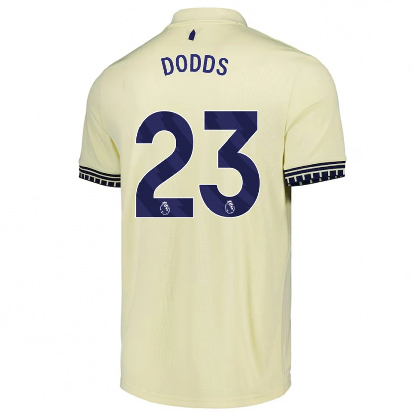 Danxen Kinderen John Dodds #23 Gebroken Wit Zwart Uitshirt Uittenue 2025/26 T-Shirt