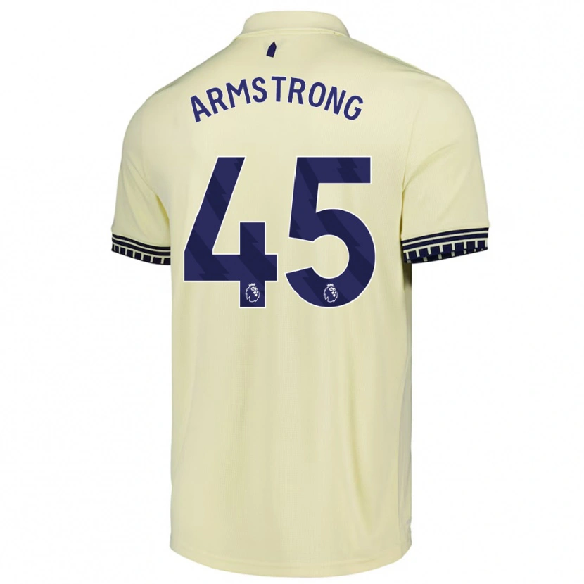 Danxen Kinderen Harrison Armstrong #45 Gebroken Wit Zwart Uitshirt Uittenue 2025/26 T-Shirt