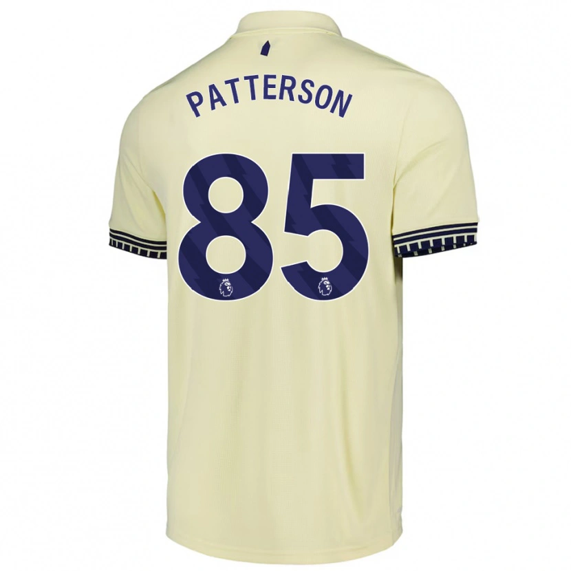 Danxen Kinderen Jack Patterson #85 Gebroken Wit Zwart Uitshirt Uittenue 2025/26 T-Shirt