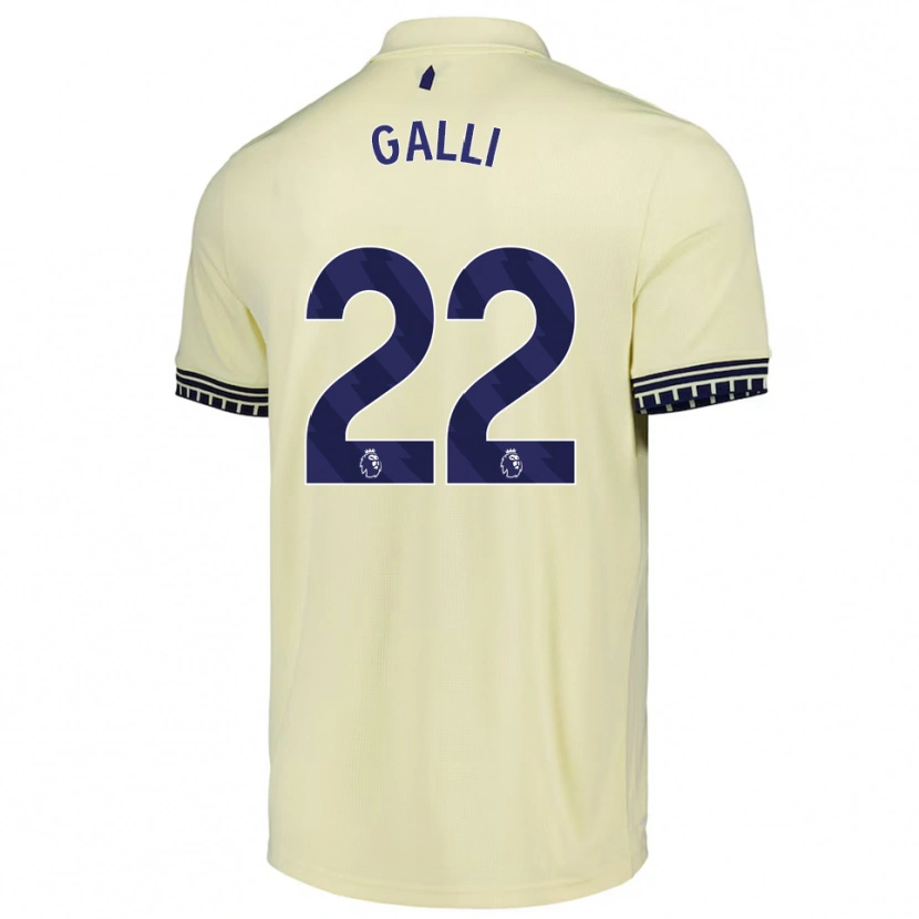 Danxen Kinderen Aurora Galli #22 Gebroken Wit Zwart Uitshirt Uittenue 2025/26 T-Shirt