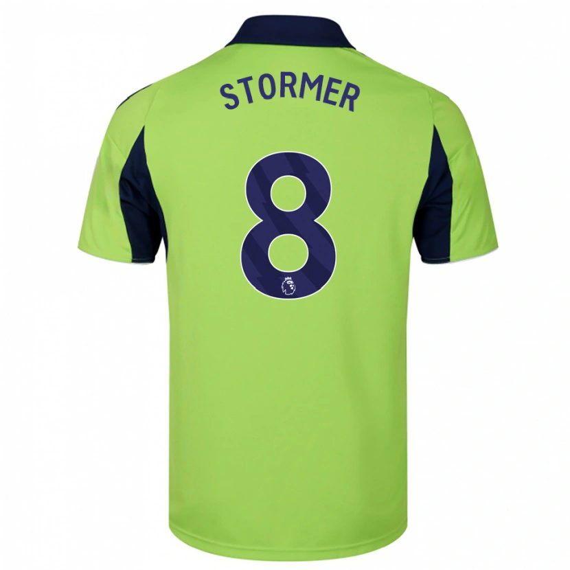 Danxen Kinderen Becky Stormer #8 Groen Marineblauw Wit Uitshirt Uittenue 2025/26 T-Shirt