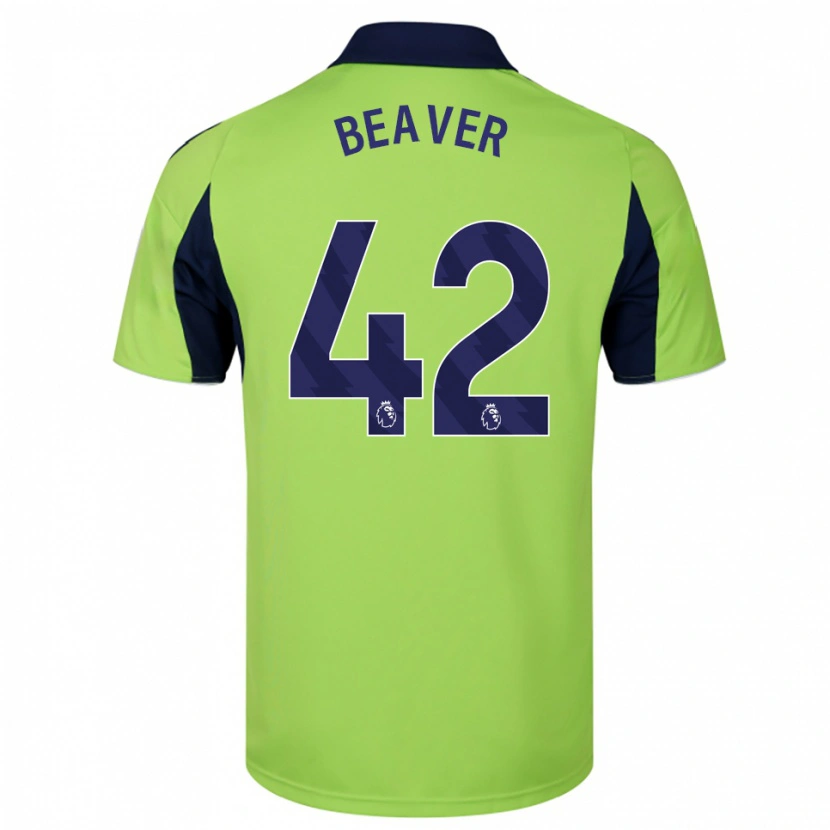 Danxen Kinderen Cat Beaver #42 Groen Marineblauw Wit Uitshirt Uittenue 2025/26 T-Shirt