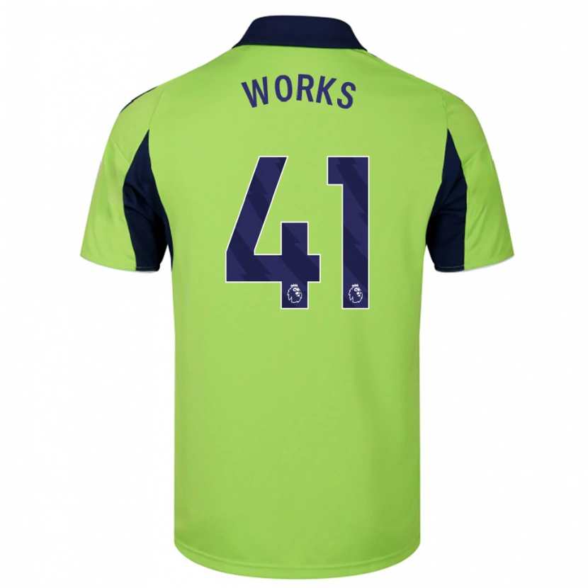 Danxen Kinderen Terrell Works #41 Groen Marineblauw Wit Uitshirt Uittenue 2025/26 T-Shirt