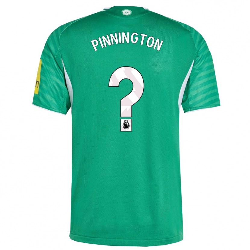 Danxen Kinderen Sam Pinnington #0 Groen Wit Uitshirt Uittenue 2025/26 T-Shirt