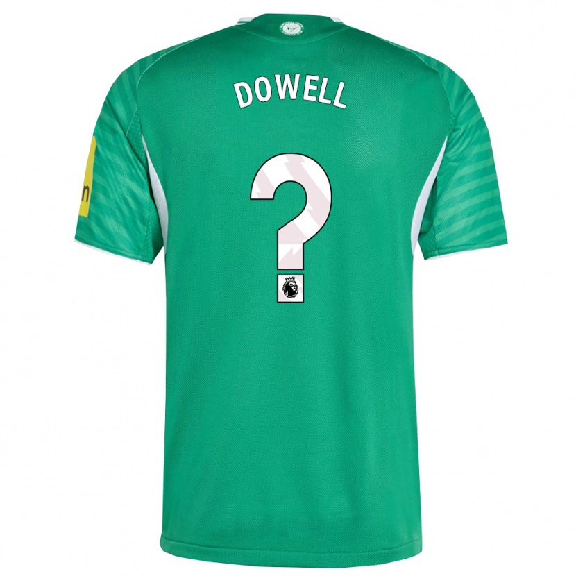 Danxen Kinderen Roman Dowell #0 Groen Wit Uitshirt Uittenue 2025/26 T-Shirt