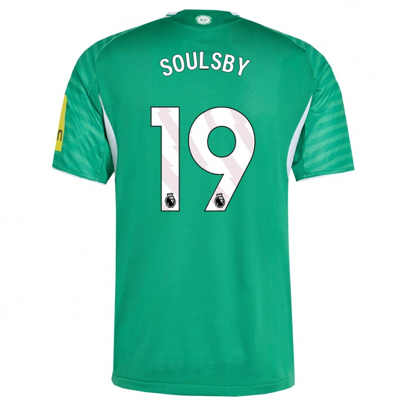 Danxen Kinderen Anna Soulsby #19 Groen Wit Uitshirt Uittenue 2025/26 T-Shirt