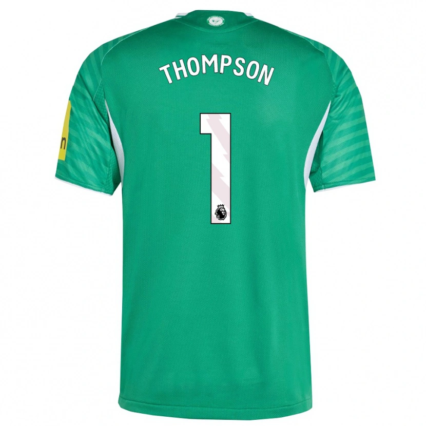 Danxen Kinderen Max Thompson #1 Groen Wit Uitshirt Uittenue 2025/26 T-Shirt