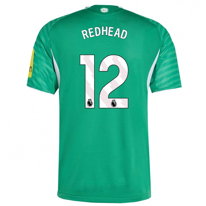 Danxen Kinderen Cara Milne-Redhead #12 Groen Wit Uitshirt Uittenue 2025/26 T-Shirt