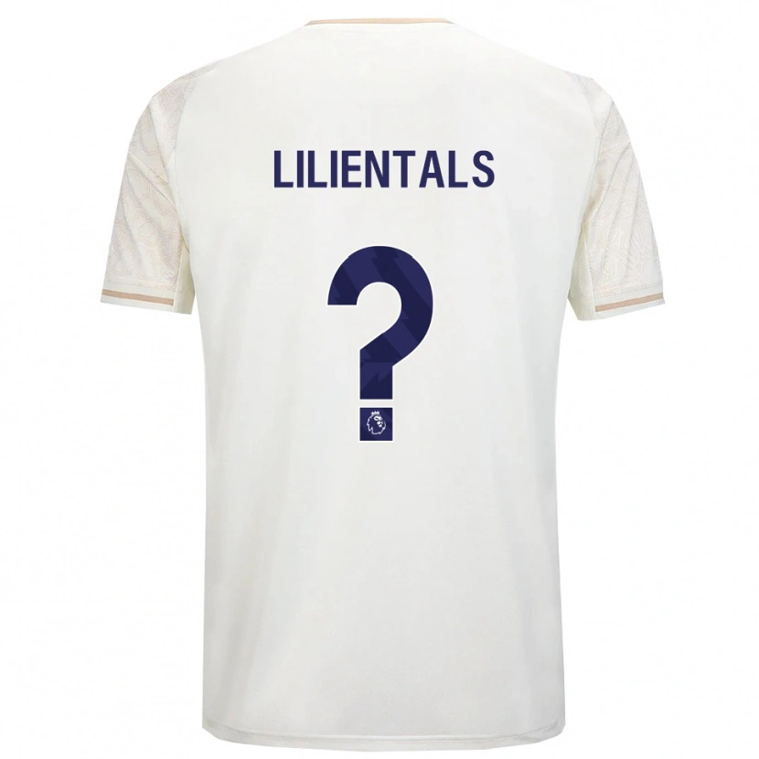 Danxen Kinderen Matiss Lilientals #0 Gebroken Wit Zwart Uitshirt Uittenue 2025/26 T-Shirt