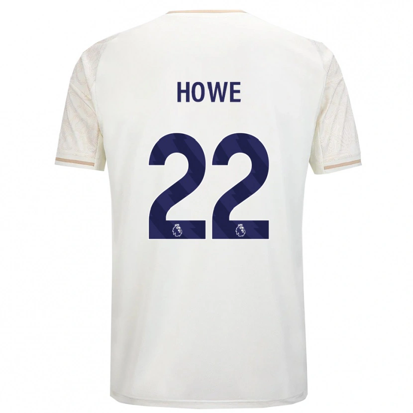 Danxen Kinderen Casey Howe #22 Gebroken Wit Zwart Uitshirt Uittenue 2025/26 T-Shirt