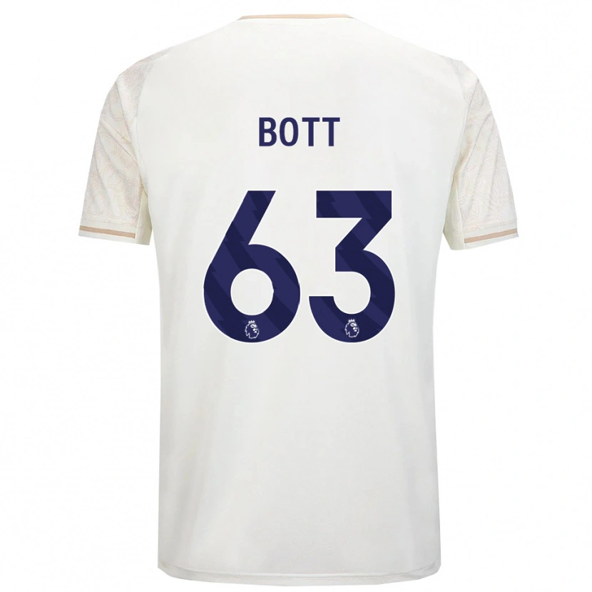 Danxen Kinderen Aaron Bott #63 Gebroken Wit Zwart Uitshirt Uittenue 2025/26 T-Shirt