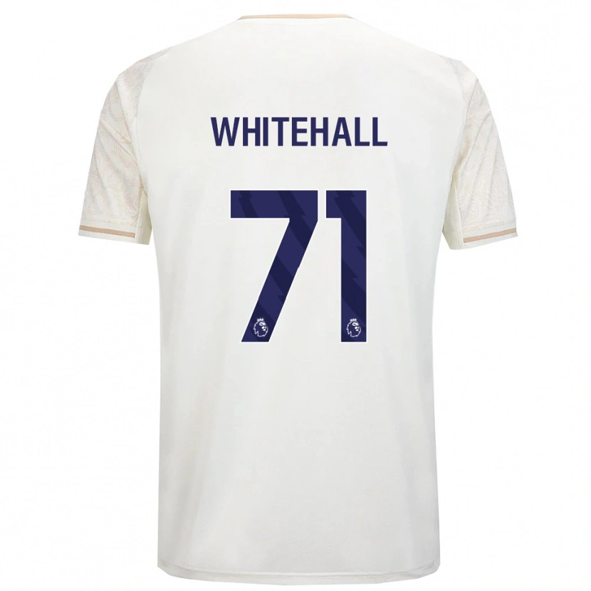 Danxen Kinderen Archie Whitehall #71 Gebroken Wit Zwart Uitshirt Uittenue 2025/26 T-Shirt