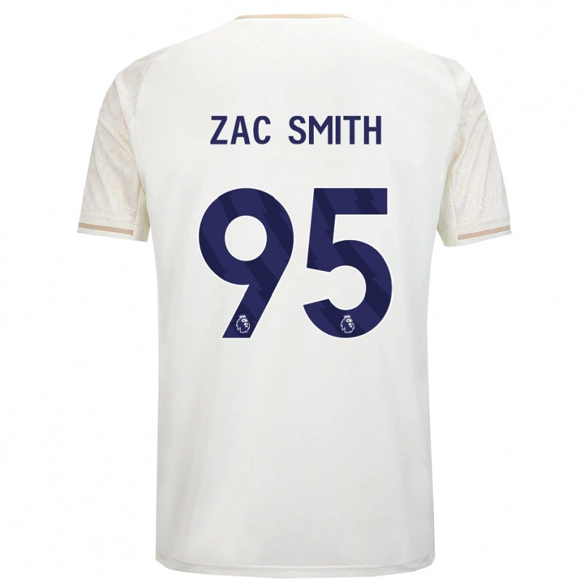 Danxen Kinderen Zac Smith #95 Gebroken Wit Zwart Uitshirt Uittenue 2025/26 T-Shirt