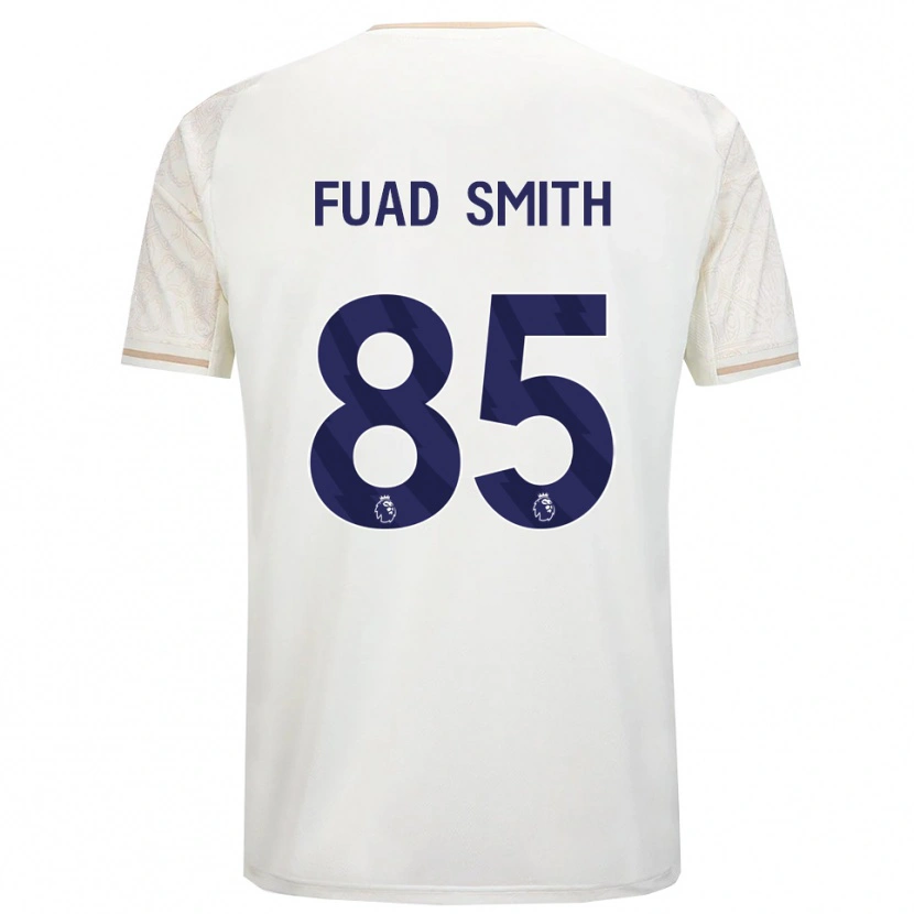 Danxen Kinderen Fuad Smith #85 Gebroken Wit Zwart Uitshirt Uittenue 2025/26 T-Shirt