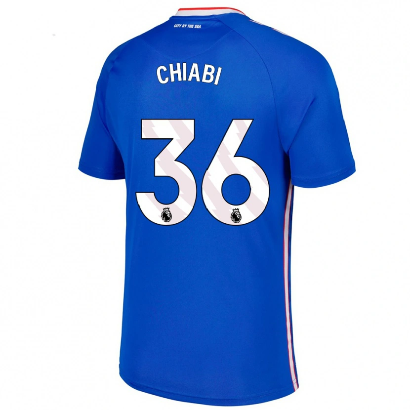 Danxen Kinderen Tom Chiabi #36 Blauw Wit Uitshirt Uittenue 2025/26 T-Shirt
