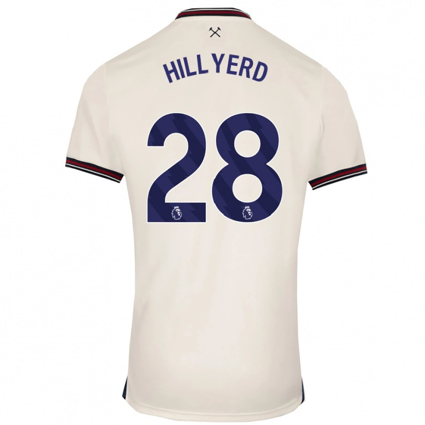 Danxen Kinderen Sophie Hillyerd #28 Gebroken Wit Uitshirt Uittenue 2025/26 T-Shirt