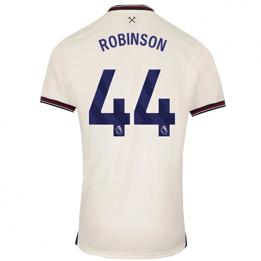 Danxen Kinderen Junior Robinson #44 Gebroken Wit Uitshirt Uittenue 2025/26 T-Shirt