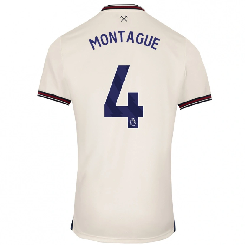 Danxen Kinderen Harry Montague #4 Gebroken Wit Uitshirt Uittenue 2025/26 T-Shirt