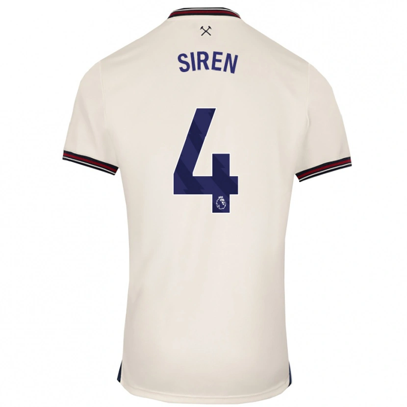 Danxen Kinderen Oona Siren #4 Gebroken Wit Uitshirt Uittenue 2025/26 T-Shirt