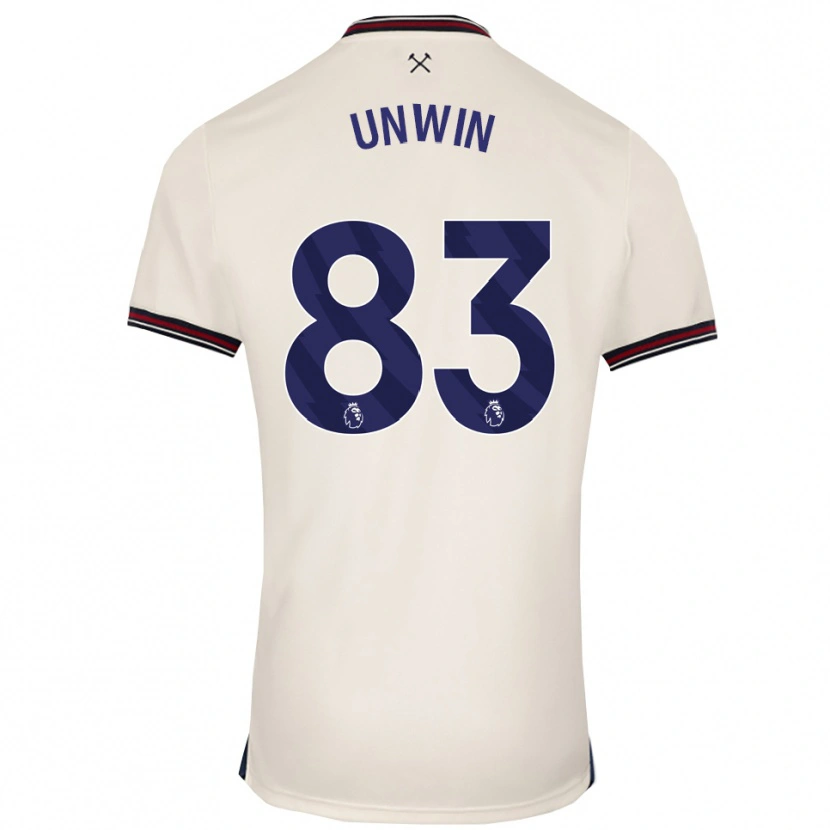 Danxen Kinderen Jonathan Unwin #83 Gebroken Wit Uitshirt Uittenue 2025/26 T-Shirt