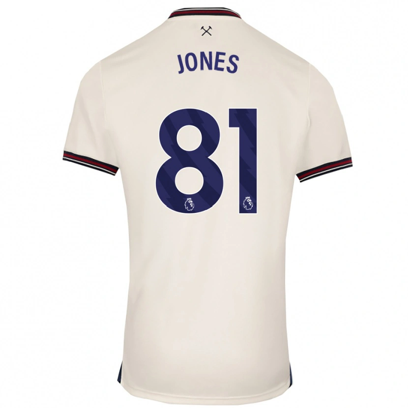 Danxen Kinderen Liam Jones #81 Gebroken Wit Uitshirt Uittenue 2025/26 T-Shirt