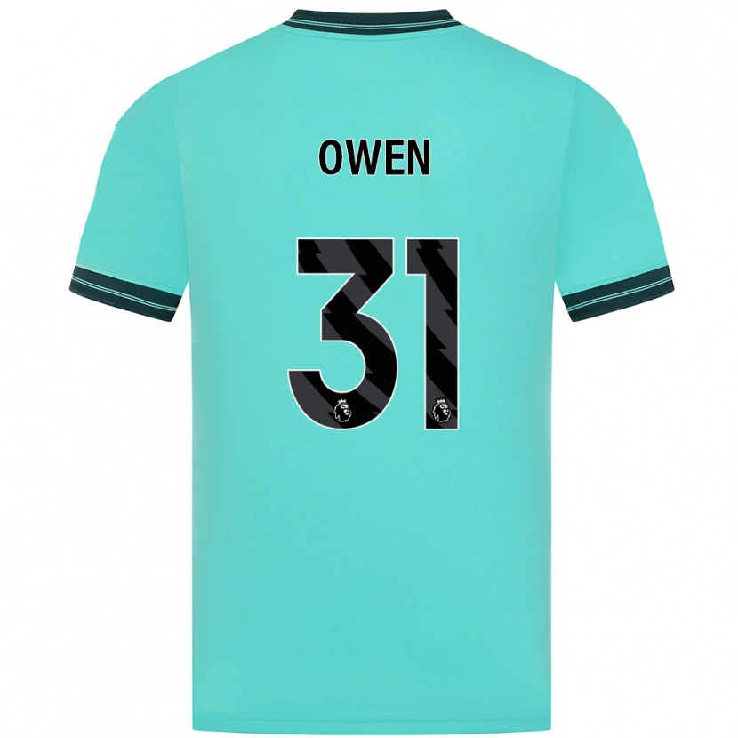 Danxen Kinderen Skye Owen #31 Hemelsblauw Groen Uitshirt Uittenue 2025/26 T-Shirt