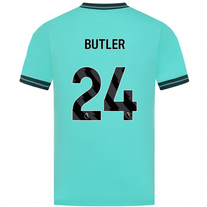 Danxen Kinderen Elli Butler #24 Hemelsblauw Groen Uitshirt Uittenue 2025/26 T-Shirt