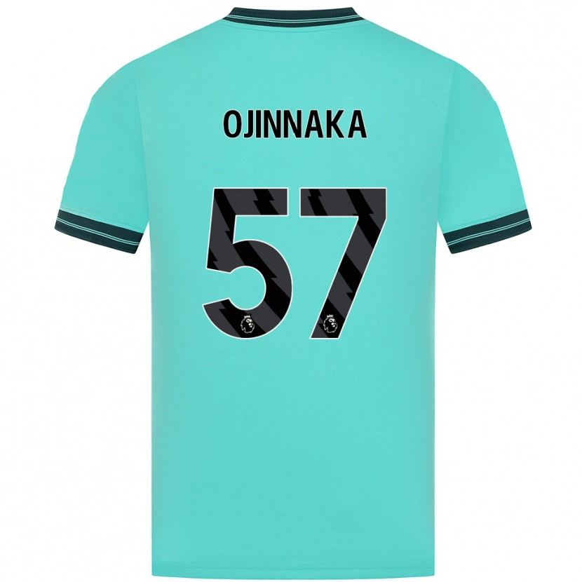 Danxen Kinderen Temple Ojinnaka #57 Hemelsblauw Groen Uitshirt Uittenue 2025/26 T-Shirt