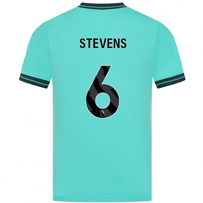 Danxen Kinderen Mason Stevens #6 Hemelsblauw Groen Uitshirt Uittenue 2025/26 T-Shirt