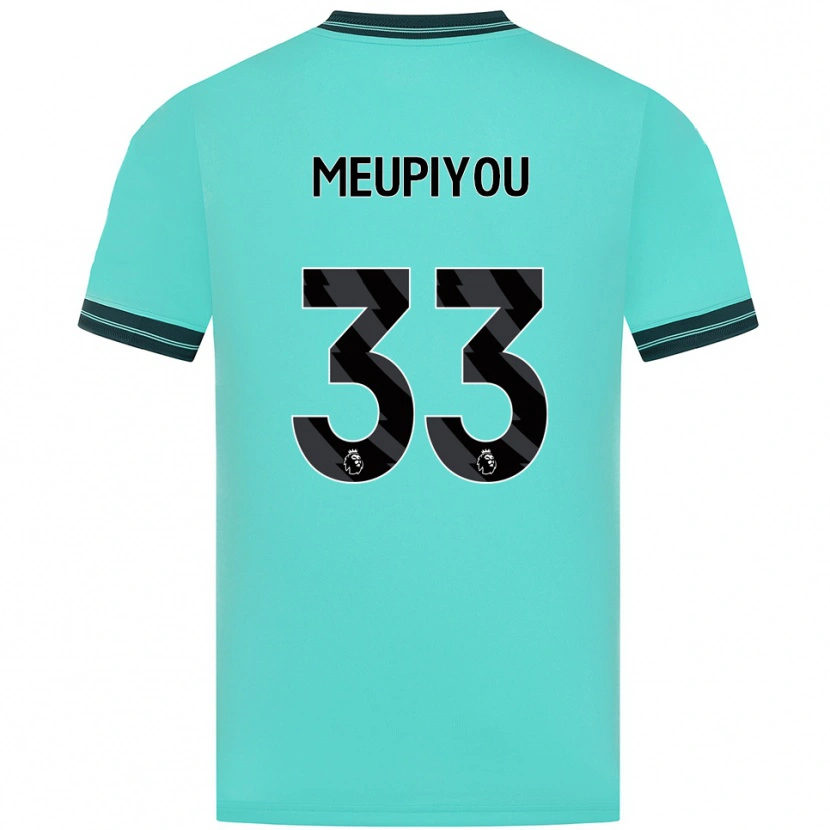 Danxen Kinderen Bastien Meupiyou #33 Hemelsblauw Groen Uitshirt Uittenue 2025/26 T-Shirt