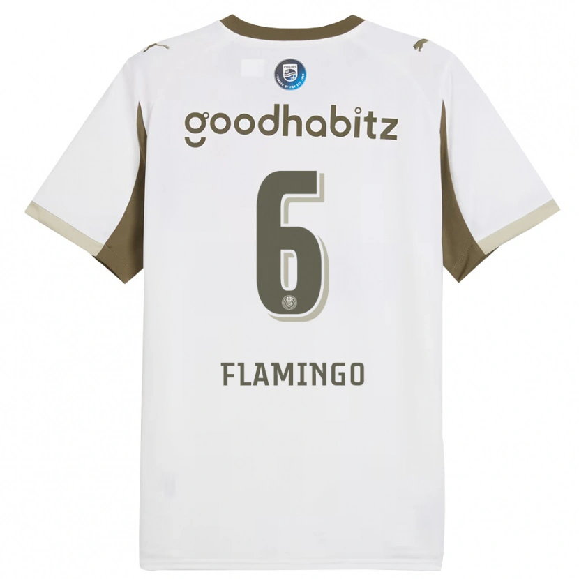 Danxen Kinderen Ryan Flamingo #6 Wit Grijs Thuisshirt Derde Tenue 2025/26 T-Shirt