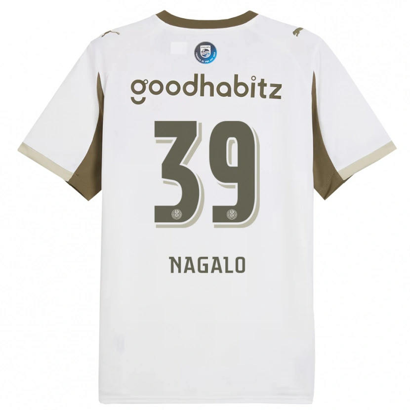 Danxen Kinderen Adamo Nagalo #39 Wit Grijs Thuisshirt Derde Tenue 2025/26 T-Shirt