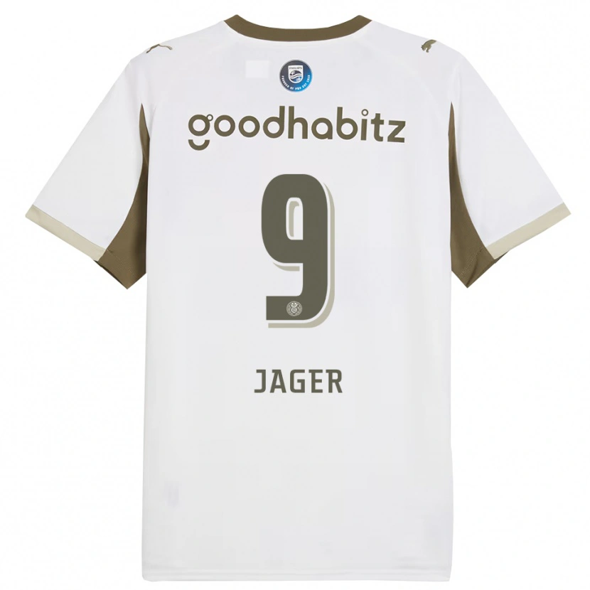 Danxen Kinderen Elvic Mukena #9 Wit Grijs Thuisshirt Derde Tenue 2025/26 T-Shirt