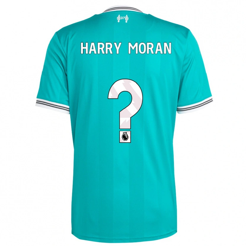 Danxen Kinderen Harry Moran #0 Groen Wit Thuisshirt Derde Tenue 2025/26 T-Shirt