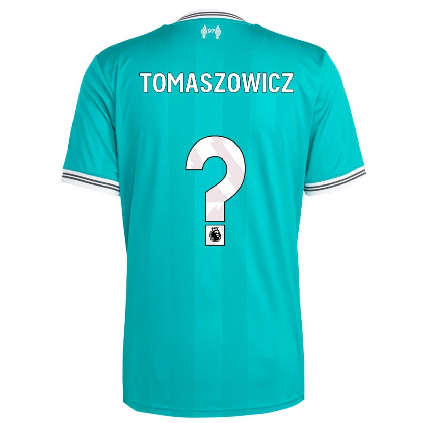 Danxen Kinderen Aiden Tomaszowicz #0 Groen Wit Thuisshirt Derde Tenue 2025/26 T-Shirt