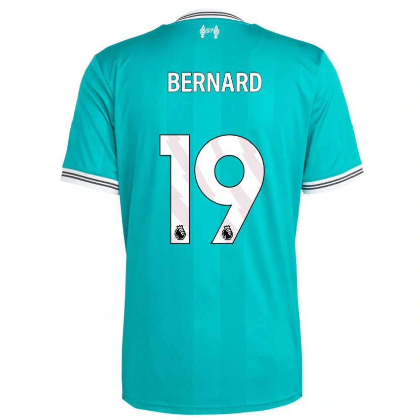 Danxen Kinderen Dj Bernard #19 Groen Wit Thuisshirt Derde Tenue 2025/26 T-Shirt