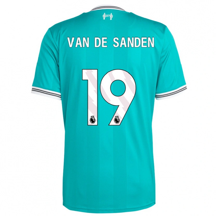 Danxen Kinderen Shanice Van De Sanden #19 Groen Wit Thuisshirt Derde Tenue 2025/26 T-Shirt