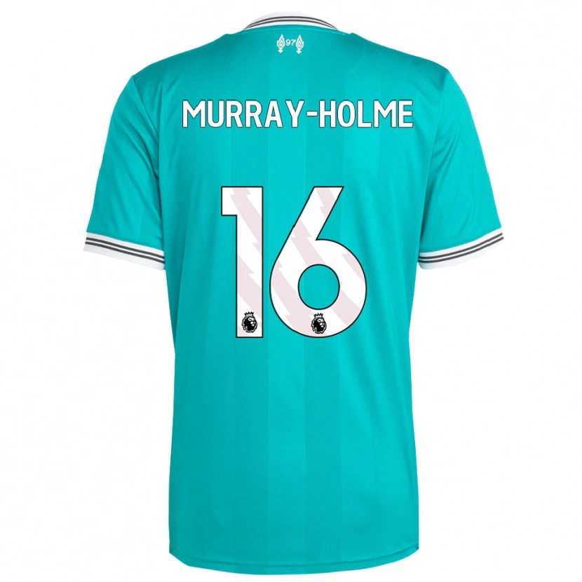 Danxen Kinderen Hadyn Murray-Holme #16 Groen Wit Thuisshirt Derde Tenue 2025/26 T-Shirt
